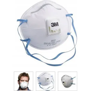respirátor Protiprachová maska 3M 8822 polomaska