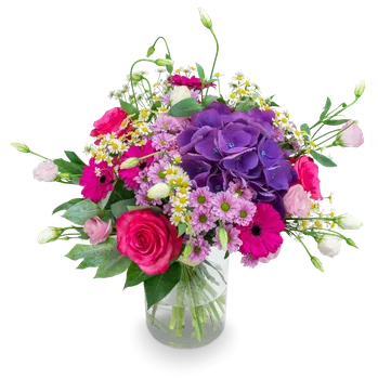 umělá květina Kytice s hortenzií Tilda Střední – Belles Fleurs