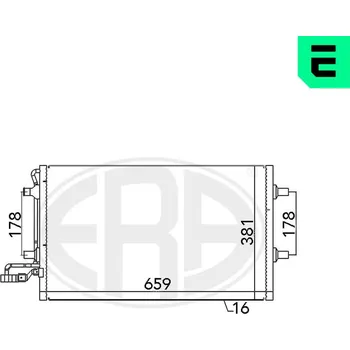 Výparník klimatizace Kondenzátor, klimatizace, 667027