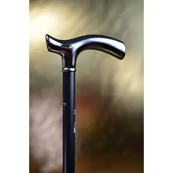 Vycházková hůl Gastrock s imitací stříbrné rukojeti