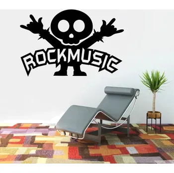 Samolepící dekorace Rockmusic rokér - vinylová samolepka na zeď 80x52cm