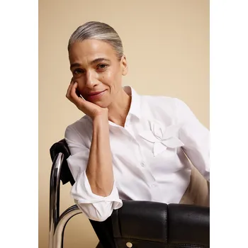 Dámská košile Tatuum BAVLNĚNÁ KOŠILE S VELKÝM KVĚTINOVÝM MOTIVEM — SUSAN