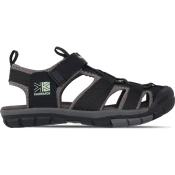 Chlapecké sandály Karrimor Ithaca Walking Sandals Childrens Black/Green C13 (31.5)