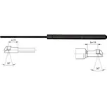 Pneumatická pružina, zavazadlový / nákladový prostor, 2110316