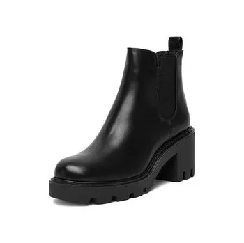 Dámské kozačky Polokozačky DeeZee 240129-2 Černá 41