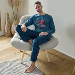 Blancheporte Pyžamové kalhoty s potiskem modrá 40/42