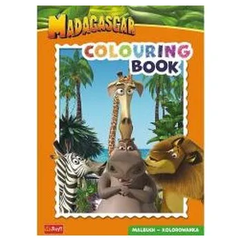První čtění Madagaskar. Kolorowanka. Malbuch. Colouring book