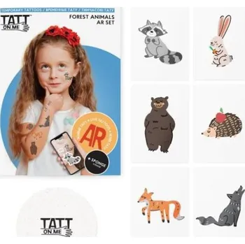 Tetování TATTonMe Živé tetovačky pro děti Lesní zvířata
