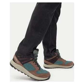 Pánská sportovní obuv Turistická obuv Merrell Wildwood Mid Ltr Wp J068031 Zelená 42