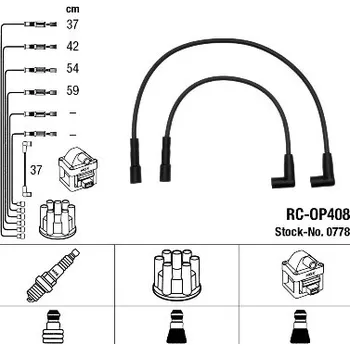 Zapalovací kabel Sada kabelů pro zapalování, 0778