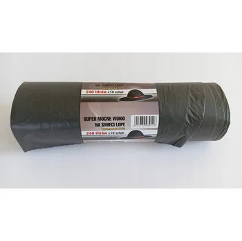 Pytle na odpadky Pytle na odpadky LDPE černé 240L (10 ks)