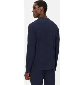 Pánské tričko Polo Ralph Lauren S dlouhým rukávem 714950609002 Tmavomodrá Slim Fit L