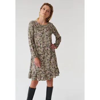 Dámské šaty Tatuum VZOROVANÉ DÁMSKÉ ŠATY Z VISKÓZOVÉ LÁTKY LANKO 1