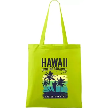 Hawaii - Taška bavlněná - 42 x 38 cm ( Limetková )