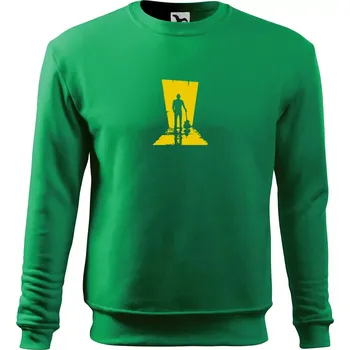 Chlapecké tričko Kytarista ve tmě - Mikina Essential dětská - 158 cm/12 let ( Středně zelená )