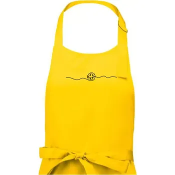 Kuchyňská zástěra Doktor jedním tahem - Pánská zástěra na vaření - Univerzální velikost ( Žlutá )