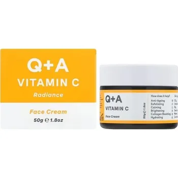 Pleťový krém Q+A Rozjasňující pleťový krém s vitamínem C Radiance (Face Cream) 50 g