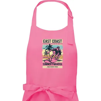 Kuchyňská zástěra East Coast - Pánská zástěra na vaření - Univerzální velikost ( Růžová )