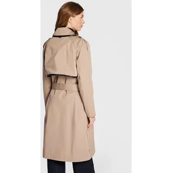 Dámský kabát Bruuns Bazaar Trenčkot Portland Mina BBW2996 Béžová Regular Fit 44