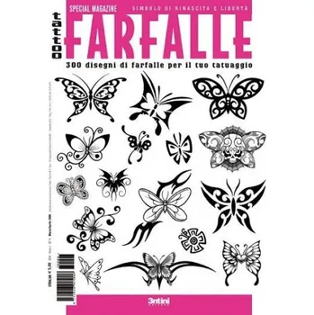 Umění Tetování motýli