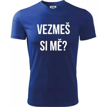 Pánské tričko Zásnuby - Pánské triko Fantasy sportovní (dresovina) - 2XL ( Královská modrá )