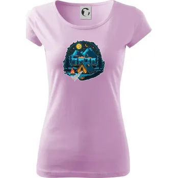 Dámské tričko Šumava pod stanem - Dámské triko Pure - XS ( Orchid )