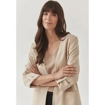 Dámské sako Tatuum PLÁTĚNÉ SAKO S VYHRNOVACÍMI RUKÁVY - LEMARIA