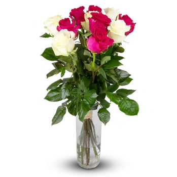 umělá květina Kytice ekvádorských růží Mirage 11 stonků – Belles Fleurs