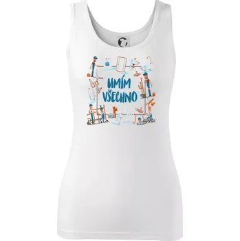 Dámské tričko Instalatér umím všechno - Dámské tílko - XS ( Bílá )