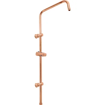Tyč na sprchový závěs Slezák Rav sprchová tyč bez příslušenství kartáčovaná růžová zlatá MD0763ZRK