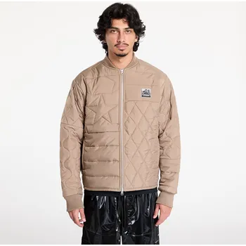 Pánská bunda Bunda PLEASURES Stonehenge Quilted Jacket Brown L