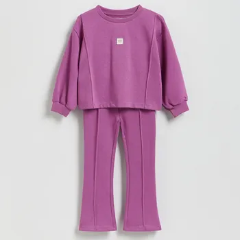 Dívčí mikina Reserved - Bavlněná sada - hroznová - 334FA-48X - 334FA-48X-98