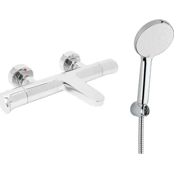 Vodovodní baterie SAT Vanová baterie SAT Dark s vanovým setem 150 mm chrom SATBSDA222CRSET1 SATBSDA222CRSET1