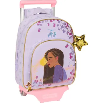 Školní batoh Školní batoh na kolečkách Wish Fialová 28 x 34 x 10 cm