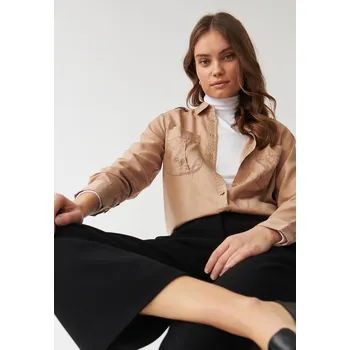 Dámská košile Tatuum DÁMSKÁ PLÁTĚNÁ KOŠILE S NÁRAMENÍKY - KORSANA