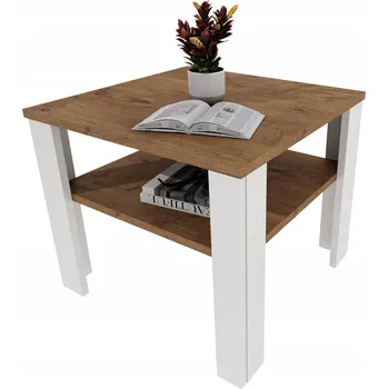 Konferenční stolek Konferenční stolek Perfektciecie čtvercový 53 x 53 x 47 cm dub lancelot