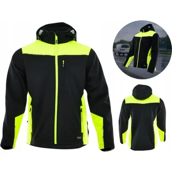 Pracovní obuv Pánská SOFTSHELL bunda přechodová PRACOVNÍ nepromokavá VĚTROVKA BOZP S