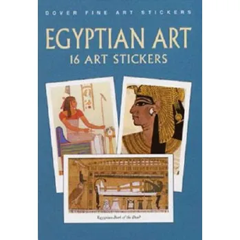 Umění Egyptian Art: 16 Art Stickers – Anna Samuel (EN)