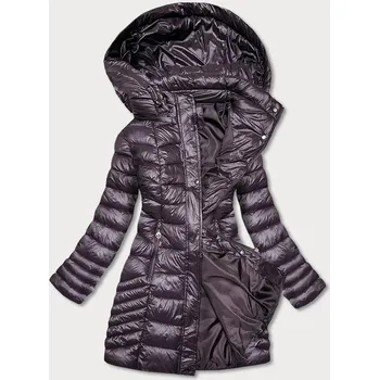 Dámská bunda Lehká dámská zimní prošívaná v lilkové barvě (z2821-12) odstíny fialové 46