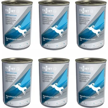 Krmivo pro psa TROVET Hypoallergenic LRD s jehněčím masem – mokré krmivo pro psy – 6×400 g