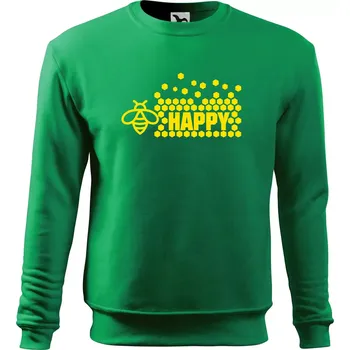 Bee Happy - Mikina Essential dětská - 158 cm/12 let ( Středně zelená )