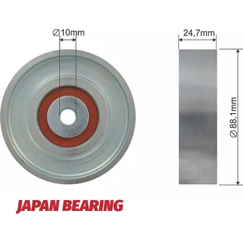 Vratná/vodicí kladka, klínový žebrový řemen, RNK-TY-031