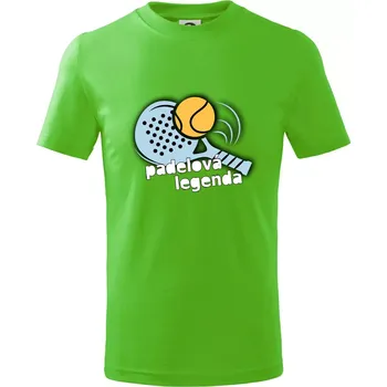 Padelová legenda - Tričko dětské bavlněné - 98 cm / 2 roky ( Apple Green )