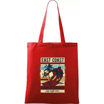 Nákupní taška East Coast - Taška bavlněná - 42 x 38 cm ( Červená )