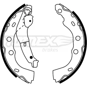 Brzdová čelist Sada brzdových čelistí, TX 22-45