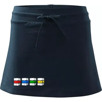 Dámská sukně Turistické značky všechny - Sportovní sukně - two in one - S ( Námořní modrá (velmi tmavá - téměř černá) )