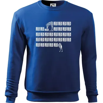 Zebra dlouhá - Mikina Essential dětská - 158 cm/12 let ( Královská modrá )