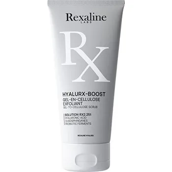Tělový peeling Rexaline Gelový peeling s celulózou Hyalurx-Boost (Gel to Cellulose Scrub) 50 ml