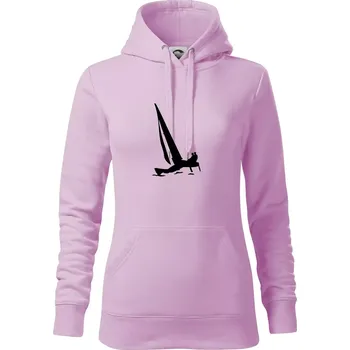 Dámská mikina Katamarán 2 osoby - Mikina dámská Cape s kapucí - S ( Orchid )