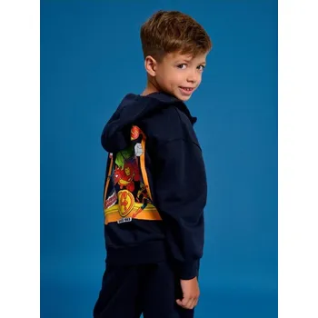 Chlapecká mikina Sinsay - Mikina s potiskem na zádech Marvel - námořnická modrá - 586FF-59X - 586FF-59X-98